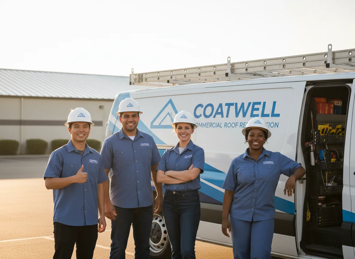Commercial roof coating company in Beaver, WA